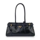 Сумка шкіряна з логотипом PRADA Bony Bag Medium Чорний - зображення 1