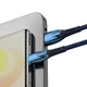 Кабель Baseus Glimmer Series Fast Charging Data Cable USB to Type-C 100W 20V 5A 1м (CADH000403) Blue - изображение 7