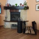 Корзина для дров 2в1 с сумкой Kaminer 24628, стальная подставка с порошковым покрытием, переносная сумка, 50.5×37×50 см, черная - изображение 9