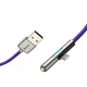 Кабель Baseus Iridescent Lamp Mobile Game Cable USB to Lightning 2.4A 1м (CAL7C-A05) Purple - изображение 3