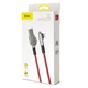 Кабель Baseus Exciting Mobile Game Fast Charging Cable USB to Lightning 2.4A 1м (CALCJ-A09) Red - зображення 4