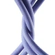 Кабель Baseus Crystal Shine Series USB to Lightning 2.4A 1.2м (CAJY000005) Purple - зображення 5