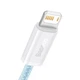 Кабель Baseus Dynamic Series Fast Charging USB to Lightning 2.4A 1м (CALD000403) Blue - зображення 3