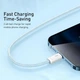 Кабель Baseus Dynamic Series Fast Charging USB to Lightning 2.4A 1м (CALD000403) Blue - зображення 10