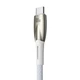 Кабель Baseus Glimmer Series Fast Charging Data Cable USB to Type-C 100W 20V 5A 1м (CADH000402) White - изображение 4