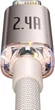 Кабель Baseus Crystal Shine Series USB to Lightning 2.4A 1.2м (CAJY001104) Pink - зображення 2