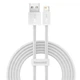 Кабель Baseus Dynamic Series Fast Charging USB to Lightning 2.4A 2м (CALD000502) White - изображение 1