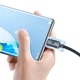 Кабель Baseus Crystal Shine Series Fast Charging Data Cable USB to Type-C 100W 20V 5A 2м (CAJY000501) Black - зображення 5