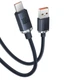 Кабель Baseus Crystal Shine Series Fast Charging Data Cable USB to Type-C 100W 20V 5A 2м (CAJY000501) Black - зображення 8