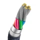Кабель Baseus Crystal Shine Series Fast Charging Data Cable USB to Type-C 100W 20V 5A 2м (CAJY000501) Black - зображення 11