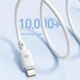 Кабель Baseus Silky Series Fast Charging Data Cable Type-C to Type-C 100W 20V 5A 2м (P10377704213-01) White - зображення 6