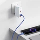 Кабель Baseus Crystal Shine Series Fast Charging Data Cable USB to Type-C 100W 20V 5A 1.2м (CAJY000403) Blue - зображення 5