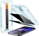 Szkło hartowane Spigen Glas.TR EZ Fit Privacy do Google Pixel 9/9 Pro/10/10 Pro 2 szt. (AGL09312) - obraz 2