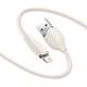 Кабель Baseus Jelly Liquid Silica Gel USB to Lightning 2.4A 2м (CAGD000104) Pink - зображення 2