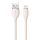 Кабель Baseus Jelly Liquid Silica Gel USB to Lightning 2.4A 2м (CAGD000104) Pink - зображення 3