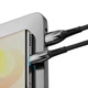 Кабель Baseus Glimmer Series Fast Charging Data Cable USB to Type-C 100W 20V 5A 1м (CADH000401) Black - изображение 7