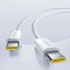 Кабель Baseus Dynamic 4 Series Fast Charging Data Cable Type-C to Type-C 100W 20V 5A 2м (P10381400211-01) White - зображення 4