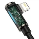 Кабель Baseus Legend Series Fast Charging Elbow Cable USB to Lightning 2.4A 1м (CALCS-01) Black - зображення 5