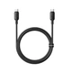 Кабель Baseus Silky Series Fast Charging Data Cable Type-C to Type-C 100W 20V 5A 1м (P10377704113-00) Black - зображення 1