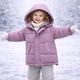 Куртка детская однотонная с капюшоном Basic Kids 110см Фиолетовый (12668) - изображение 4