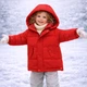Куртка детская однотонная с капюшоном Basic Kids 130см Красный (12668) - изображение 3