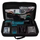 Акумуляторна ексцентрикова полірувальна машина PROFI-TEC PPM-8012SCP Set Professional (12 В, 3 диска: 30/50/75 мм, хід 3+12мм) 2×2.5 Аг, ЗП, сумка з аксесуарами - изображение 2