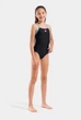Купальник для дівчаток Arena SWIMSUIT LIGHT DROP SOLID 005919-589 14 164 см Чорний - зображення 1