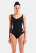 Купальник жіночий Arena CLIP BACK SWIMSUIT SOLID B 010651-510 44 Чорний - изображение 1
