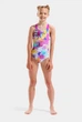 Купальник для дівчаток Arena SPRAYING SWIMSUIT SWIM PRO BAC 010720-815 8 128 см Білий - зображення 2