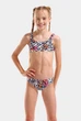 Купальник для дівчаток Arena WATER PRINT BIKINI BRALETTE 011031-150 12 152 см Білий - зображення 1