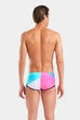 Плавки для плавання чоловічі Arena ONE PLACEMENT LOW WAIST SHORT 010673-505 105 Бірюзовий - зображення 3
