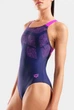 Купальник жіночий Arena KIKKO SWIMSUIT SWIM PRO BACK 010807-790 40 Фіолетовий - зображення 3