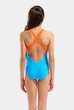 Купальник для дівчаток Arena GRAPHIC SWIMSUIT V BACK 010407-830 8 128 см Блакитний - зображення 3