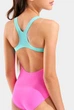 Купальник для дівчаток Arena LINES SWIMSUIT SWIM PRO BACK L 003550-980 14 164 см Рожевий - зображення 4