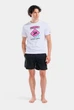 Чоловіча футболка Arena SLIPPERY SURFACE PRINT T-SHIR 011332-100 M Білий - изображение 1