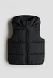 Дитячий стьобаний дутий жилет для хлопчика H&M 134-140 см Чорний (26031003E) - зображення 1