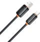Кабель XO NB302-AC USB-A to USB-C 3 А, 1 м Black (NB302-AC.black) - изображение 2