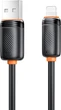 Кабель XO NB302-AI USB-A to Lightning 3 А, 1 м Black (NB302-AI.black) - изображение 1