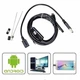 Эндоскоп гибкий USB для телефона Android и ПК, водонепроницаемая эндоскопическая камера с LED подсветкой для осмотра труднодоступных мест, инспекционный бороскоп с кабелем 2 м для труб, техники с записью видео и фото, GNA-9321 - изображение 3