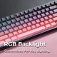 Клавіатура Бездротова MCHOSE G75 PRO Blackpink Gradient Ігрова Механічна. 2.4G/Bluetooth/Кабель. Hot-Swap. Батарея 8000mAh. RGB Підсвічування. Tofu Switch - зображення 5