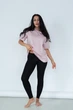 Футболка для беременных и кормящих мам с потайной молнией для кормления XL Мамин Дом пудровый - изображение 4