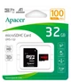 Карта пам'яті Apacer MicroSDHC 32GB UHS-I Class 10 + SD adapter (AP32GMCSH10UB-R) - зображення 2