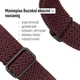 Текстильний ремінець Bandio для Mobvoi TicWatch E3 Cherry (43085-3A) - зображення 3