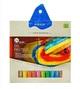 Набор восковых карандашей Пастель масляная Oil pastels Marco 24 цвета 4800 OP-24 - изображение 1
