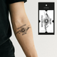 Тату временное Memento Mori Tattooshka L-68 Черный shop (4825800010433) - изображение 3