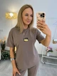 Жіночий спортивний костюм з турецької двонитки мокко 46-48 (KS-255) - изображение 3