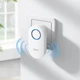 Дверний дзвінок Hoco HI25 wireless doorbell (6 month, 20m) White - зображення 5