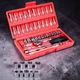 Компактный набор инструментов 46 предметов HANSON Tool Set из хромированной стали в ударопрочном кейсе - изображение 7