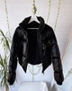 Женская куртка ZARA с блестящим эффектом champagne black S арт.8073\238\800 - изображение 5
