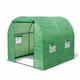 Садовая теплица Helper HP 1071 2x2x2 м 4 м² квадратный парник для дачи и огорода теплица для выращивания овощей зелени и рассады пленочная теплица с прочным каркасом для садового участка - изображение 10
